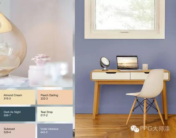 PPG公布2017年色彩流行趨勢 四個(gè)主題各有精彩