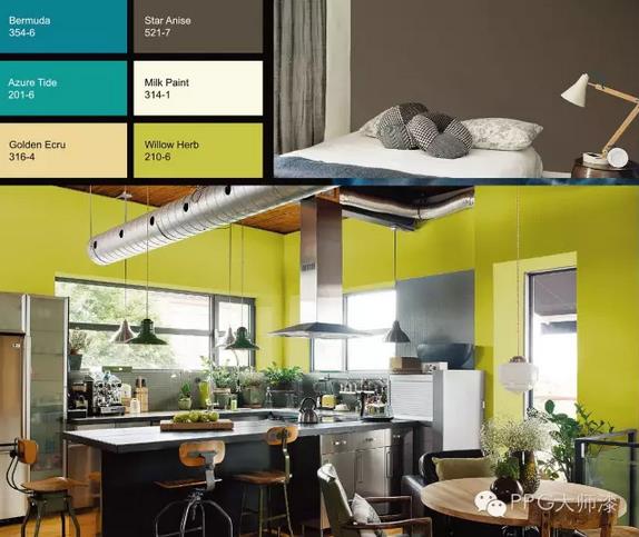 PPG公布2017年色彩流行趨勢 四個(gè)主題各有精彩